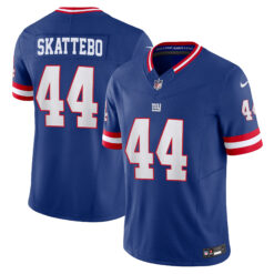 Cam Skattebo New York Giants Royal Blue 2nd Alternate Vapor F.U.S.E Limited Jersey - All Stitched