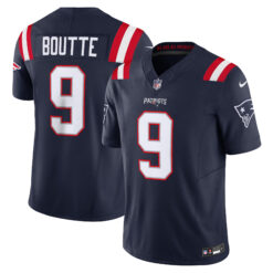 Kayshon Boutte New England Patriots Navy Home Vapor F.U.S.E Limited Jersey - All Stitched