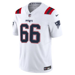Alternative view of Will Campbell New England Patriots White Road Vapor F.U.S.E Limited Jersey - All Stitched