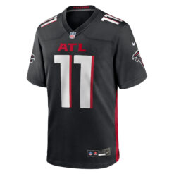 Alternative view of Jalon Walker Atlanta Falcons Black Home Game Jersey - All Stitched