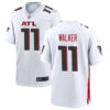 Jalon Walker Atlanta Falcons White Road Game Jersey - All Stitched