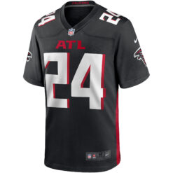 Alternative view of AJ Terrell Jr Atlanta Falcons Black Home Game Jersey - All Stitched