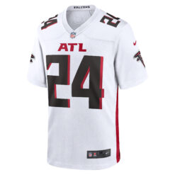 Alternative view of AJ Terrell Jr Atlanta Falcons White Road Game Jersey - All Stitched