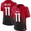 Jalon Walker Atlanta Falcons Red 2nd Alternate Vapor F.U.S.E Limited Jersey - All Stitched