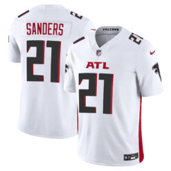 Deion Sanders Atlanta Falcons White Road Vapor F.U.S.E Limited Jersey - All Stitched