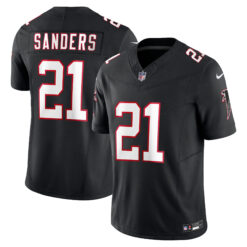 Deion Sanders Atlanta Falcons Black Alternate Vapor F.U.S.E Limited Jersey - All Stitched