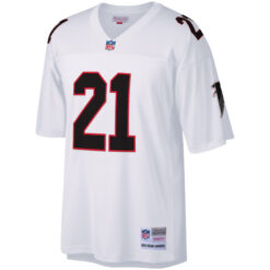 Alternative view of Deion Sanders Atlanta Falcons White Legacy Jersey - All Stitched