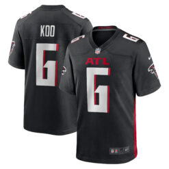 Younghoe Koo Atlanta Falcons Black Home Game Jersey - All Stitched