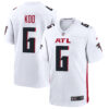 Younghoe Koo Atlanta Falcons White Road Game Jersey - All Stitched