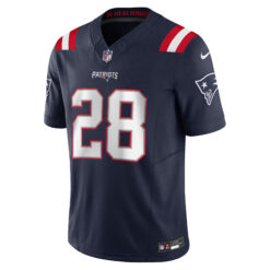 Alternative view of Curtis Martin New England Patriots Navy Home Vapor F.U.S.E Limited Jersey - All Stitched