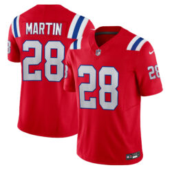 Curtis Martin New England Patriots Red Alternate Vapor F.U.S.E Limited Jersey - All Stitched