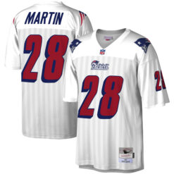 Curtis Martin New England Patriots White Legacy Jersey - All Stitched