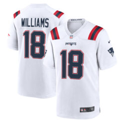 Kyle Williams New England Patriots White Road Game Jersey - All Stitched