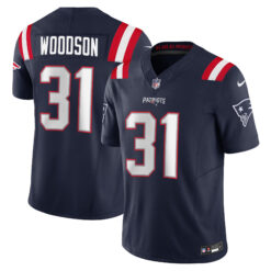 Craig Woodson New England Patriots Navy Home Vapor F.U.S.E Limited Jersey - All Stitched