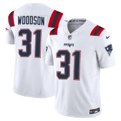 Craig Woodson New England Patriots White Road Vapor F.U.S.E Limited Jersey - All Stitched
