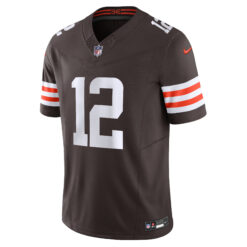 Alternative view of Shedeur Sanders Cleveland Browns Brown Home Vapor F.U.S.E Limited Jersey - All Stitched