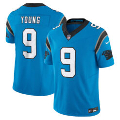 Bryce Young Carolina Panthers Light Blue Alternate Vapor F.U.S.E Limited Jersey - All Stitched