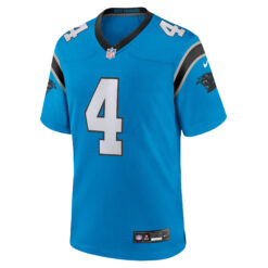 Alternative view of Tetairoa McMillan Carolina Panthers Light Blue Alternate Game Jersey - All Stitched