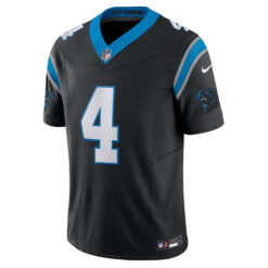 Alternative view of Tetairoa McMillan Carolina Panthers Black Home Vapor F.U.S.E Limited Jersey - All Stitched