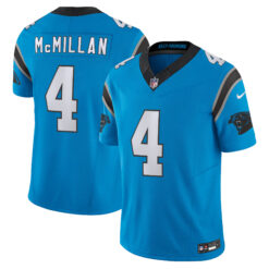 Tetairoa McMillan Carolina Panthers Light Blue Alternate Vapor F.U.S.E Limited Jersey - All Stitched