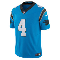 Alternative view of Tetairoa McMillan Carolina Panthers Light Blue Alternate Vapor F.U.S.E Limited Jersey - All Stitched