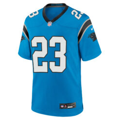 Alternative view of Trevor Etienne Carolina Panthers Light Blue Alternate Game Jersey - All Stitched