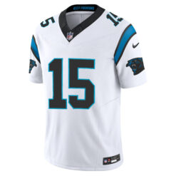 Alternative view of Jimmy Horn Jr Carolina Panthers White Road Vapor F.U.S.E Limited Jersey - All Stitched