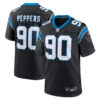Julius Peppers Carolina Panthers Black Home Game Jersey - All Stitched