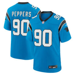 Julius Peppers Carolina Panthers Light Blue Alternate Game Jersey - All Stitched