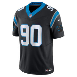 Alternative view of Julius Peppers Carolina Panthers Black Home Vapor F.U.S.E Limited Jersey - All Stitched