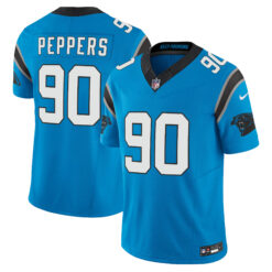 Julius Peppers Carolina Panthers Light Blue Alternate Vapor F.U.S.E Limited Jersey - All Stitched