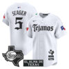 Corey Seager Texas Rangers White Mexico Tejano Barrio Style Limited Jersey - All Stitched