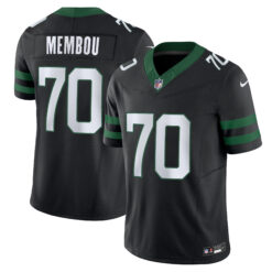Armand Membou New York Jets Black Alternate Vapor F.U.S.E Limited Jersey - All Stitched