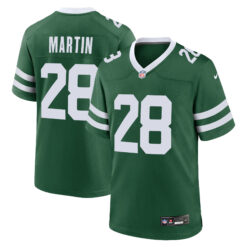 Curtis Martin New York Jets Green Home Game Jersey - All Stitched