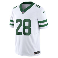 Alternative view of Curtis Martin New York Jets White Road Vapor F.U.S.E Limited Jersey - All Stitched