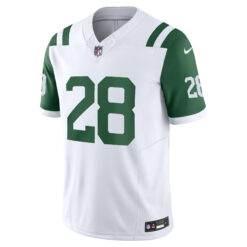 Alternative view of Curtis Martin New York Jets White Classic Alternate Vapor F.U.S.E Limited Jersey - All Stitched