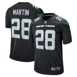 Curtis Martin New York Jets Black Alternate Jersey - All Stitched