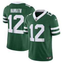 Joe Namath New York Jets Green Home Vapor F.U.S.E Limited Jersey - All Stitched