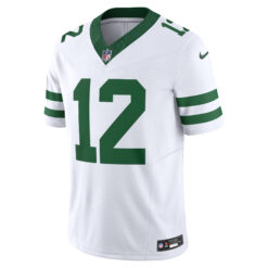 Alternative view of Joe Namath New York Jets White Road Vapor F.U.S.E Limited Jersey - All Stitched