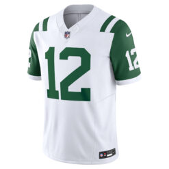 Alternative view of Joe Namath New York Jets White Classic Alternate Vapor F.U.S.E Limited Jersey - All Stitched