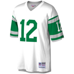 Alternative view of Joe Namath New York Jets White Legacy Jersey - All Stitched