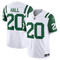 Breece Hall New York Jets White Classic Alternate Vapor F.U.S.E Limited Jersey - All Stitched