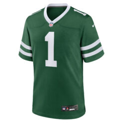 Alternative view of Ahmad Sauce Gardner New York Jets Green Home Game Jersey - All Stitched