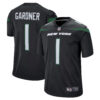 Ahmad Sauce Gardner New York Jets Black Alternate Jersey - All Stitched