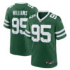 Quinnen Williams New York Jets Green Home Game Jersey - All Stitched