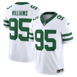 Quinnen Williams New York Jets White Road Vapor F.U.S.E Limited Jersey - All Stitched