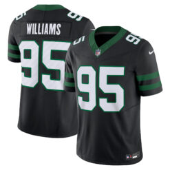 Quinnen Williams New York Jets Black Alternate Vapor F.U.S.E Limited Jersey - All Stitched