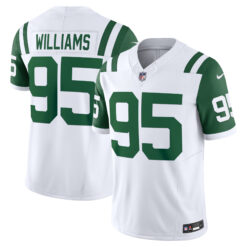 Quinnen Williams New York Jets White Classic Alternate Vapor F.U.S.E Limited Jersey - All Stitched