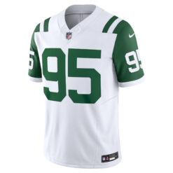 Alternative view of Quinnen Williams New York Jets White Classic Alternate Vapor F.U.S.E Limited Jersey - All Stitched