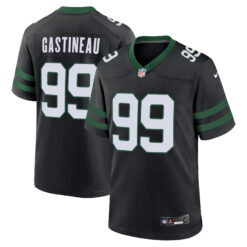 Mark Gastineau New York Jets Black Alternate Game Jersey - All Stitched